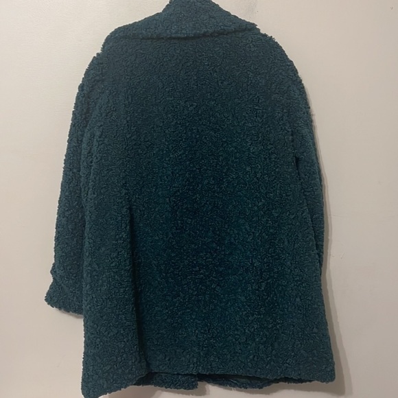 SAM EDELMAN Notch Collar Faux Teddy Fur Coat - Picture 3 of 5